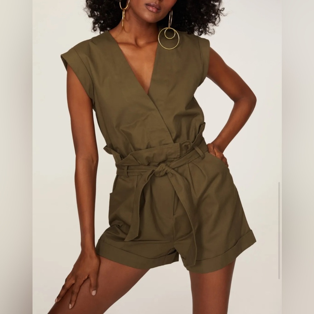 Marissa Webb Collection Army Green Romper